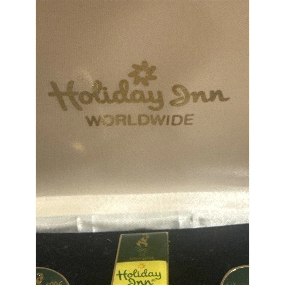 Lot Of 9 Holiday Inn Olympics Pin 1996 Select Vintage W/ Box Case Express BASS